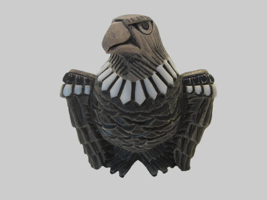 Bald Eagle Native Artesania Rinconada Modern Signed Statue