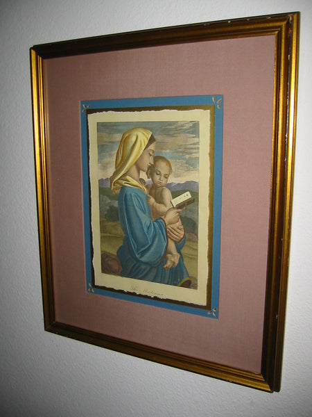 The Madonna T Vernon SC Illustrated Scripted Print Colorado Springs