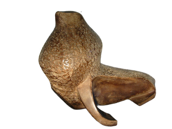 Sea Lion Abstract Mid Century Ceramic Sculpture Marked USA Numbered 950 - Designer Unique Finds 