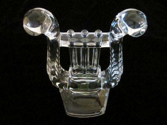 Crystal Harp Mid Century Modernist Sculpture - Designer Unique Finds 
 - 1
