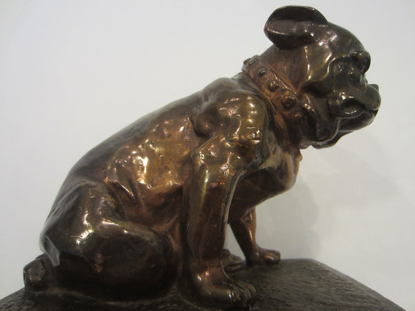 Bronze Bulldog Sculpture