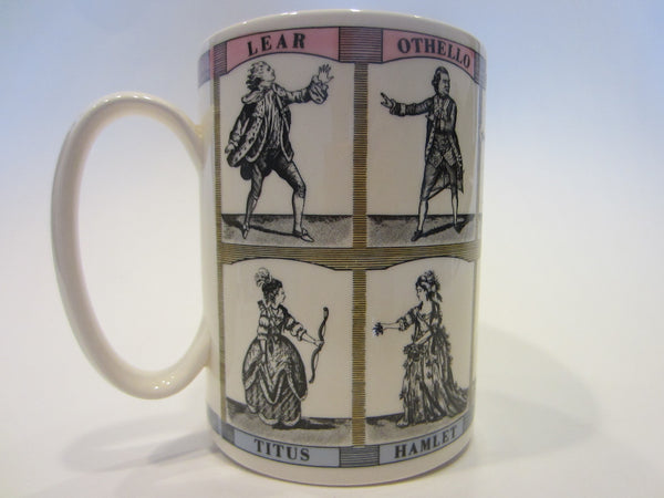 Wedgwood William Shakespeare Playwright Poet Great Britain Porcelain Mug - Designer Unique Finds 