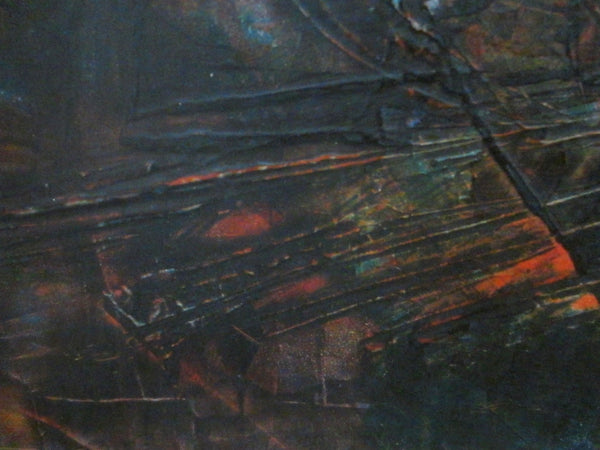 A Birckel Contemporary Oil On Panel Signed Painting