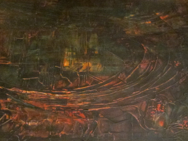 A Birckel Contemporary Oil On Panel Signed Painting