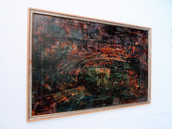 A Birckel Contemporary Oil On Panel Signed Painting