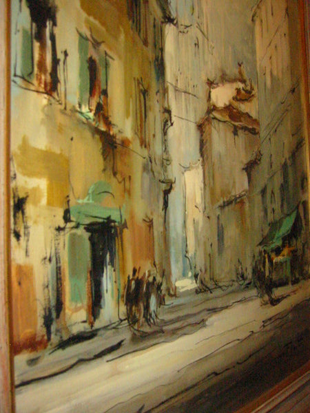 G Frati Italy City View Oil on Canvas Artist Proof - Designer Unique Finds 
 - 7