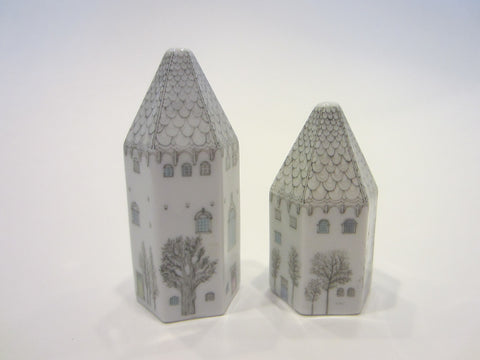 Rosenthal Studio Linie Porcelain Figurative Salt Pepper Shaker - Designer Unique Finds 