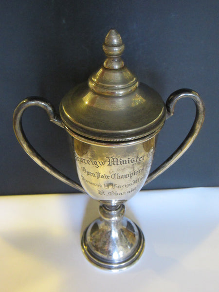 Silver Plated Trophies Foreign Minister Cup Open Championship - Designer Unique Finds 
 - 5