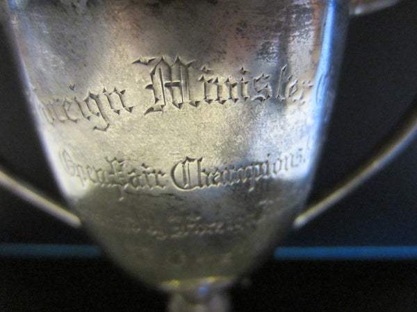 Silver Plated Trophies Foreign Minister Cup Open Championship - Designer Unique Finds 
 - 6