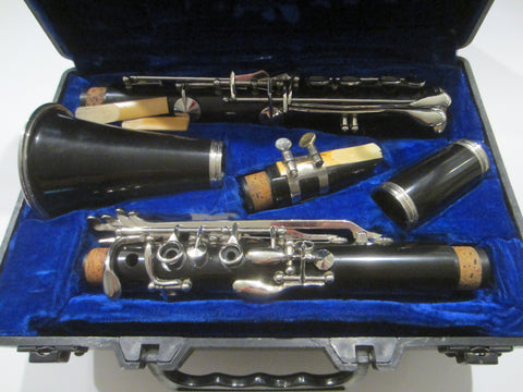 Mitchell Laurie Springboard France Black Lacquer Chrome Cased Clarinet 