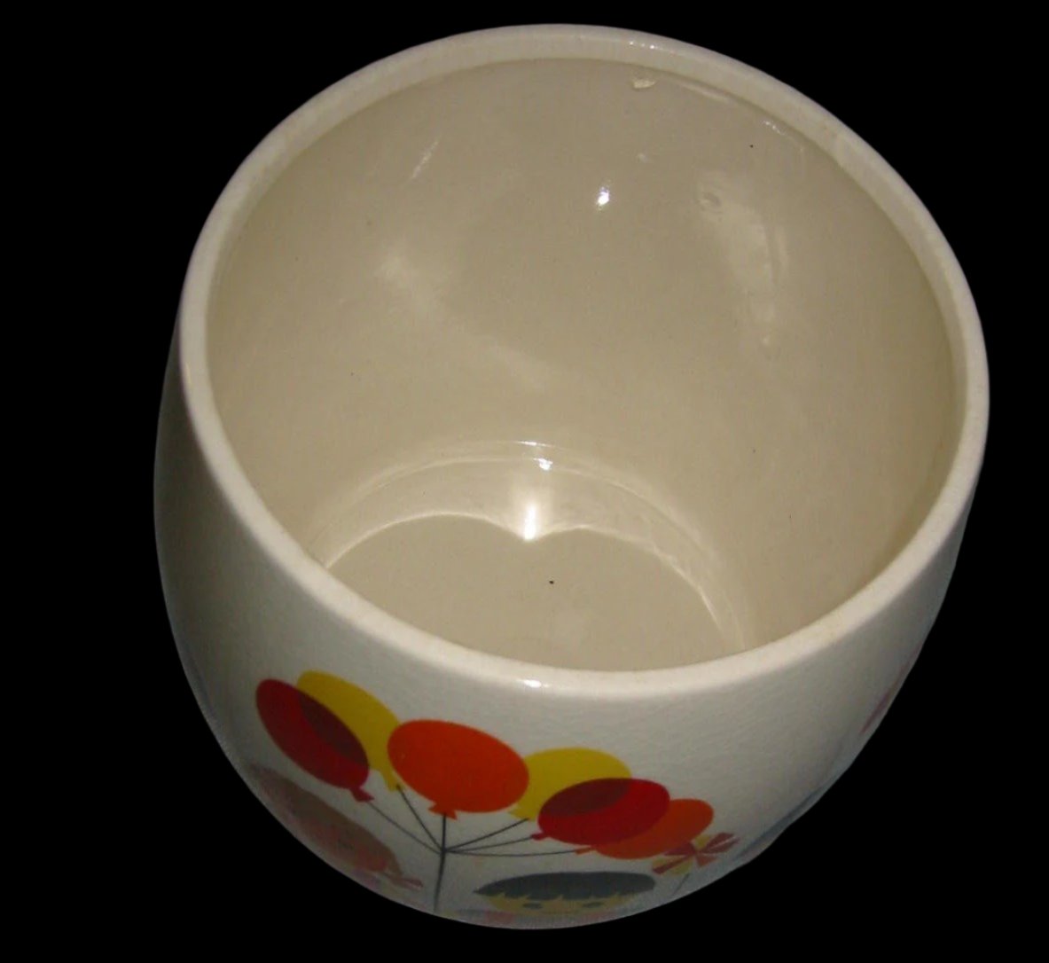 HH Japan Planter Decorated Children Holding Balloons - Designer Unique Finds 