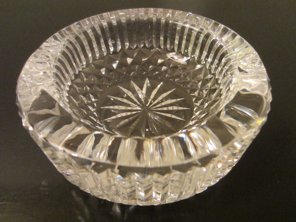 Waterford Crystal Ashtray Bowl Star Cut With Mark From Ireland - Designer Unique Finds 