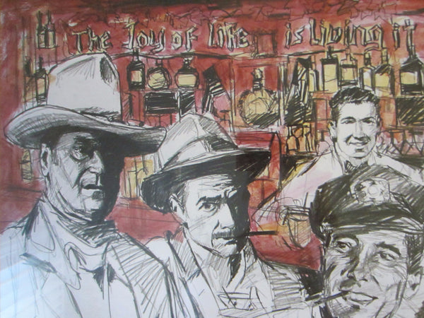 Michael Bryan The Arches Restaurant Iconic Landmark Hollywood Movie Stars Print