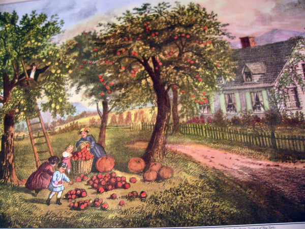 Currier Ives Collin Simkin Historic American Book Mid Century Illustrations