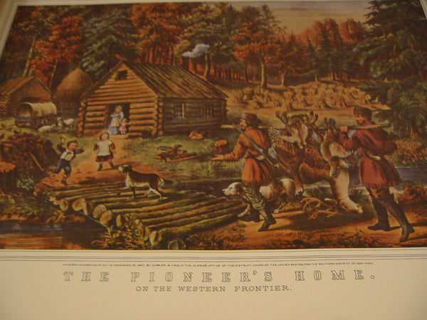 Currier Ives America Collin Simkin Historic Book Mid Century Illustrations