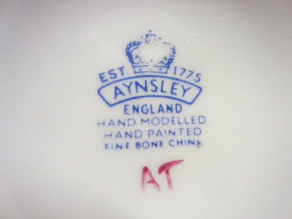 Aynsley England Fine Bone China Candle Holder With Roses - Designer Unique Finds 
 - 6