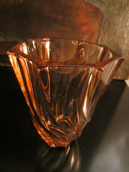 France Mid Century Champagne Glass Flower Vase - Designer Unique Finds 
