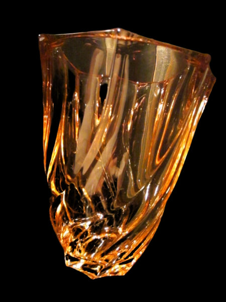 France Mid Century Champagne Glass Flower Vase - Designer Unique Finds 