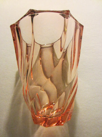 France Mid Century Champagne Glass Flower Vase