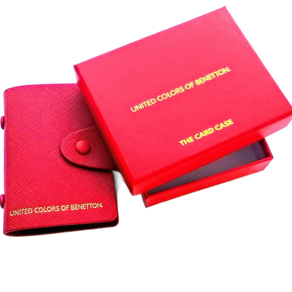 United Colors of Benetton Red Leather Photo Album 
