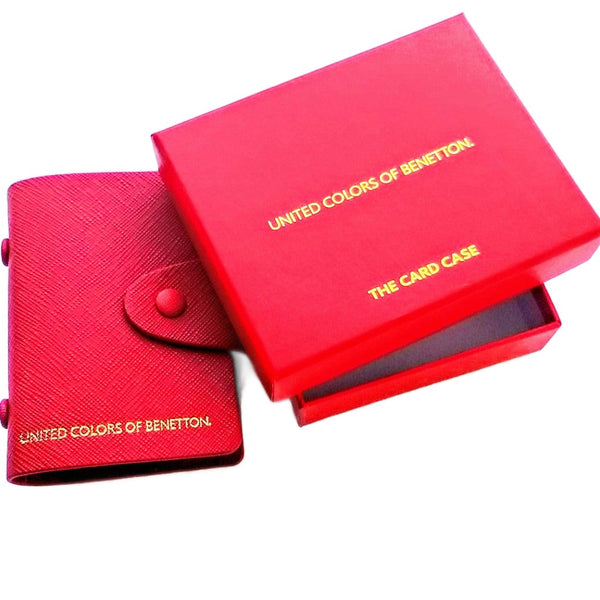 United Colors of Benetton Red Leather Photo Album 