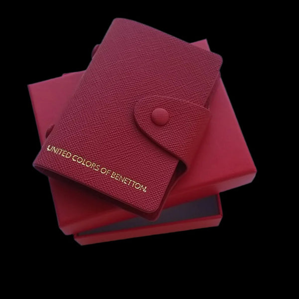 United Colors of Benetton Red Leather Photo Album