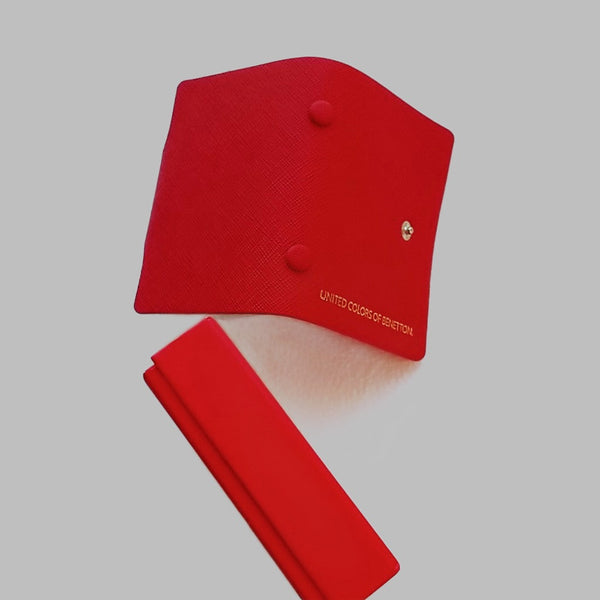 United Colors of Benetton Red Leather Photo Album 