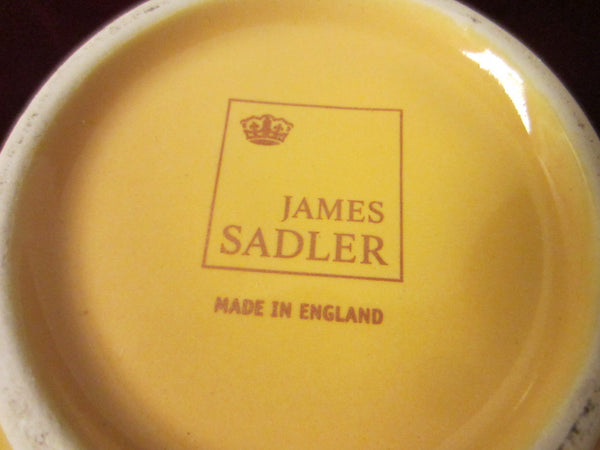 James Sadler England Yellow Ceramic Teapot Big Breakfast - Designer Unique Finds 