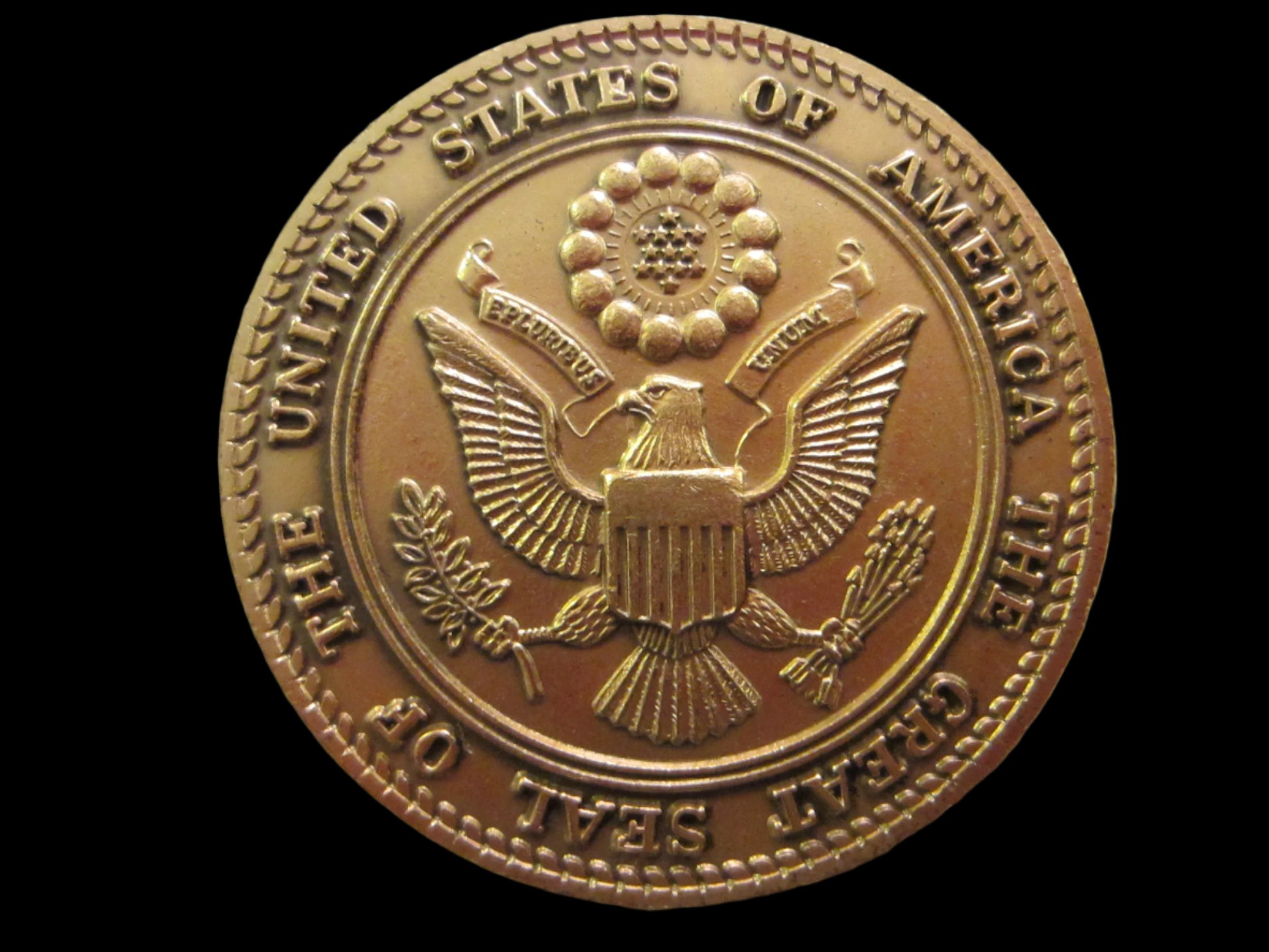 Spirit of 76 The Great Seal Of The United States Golden Coin