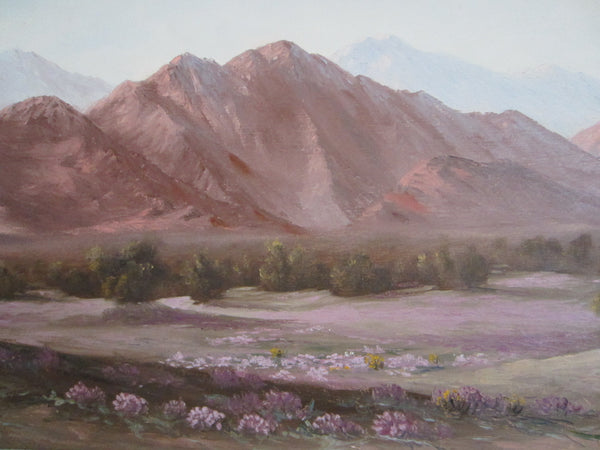 Flossie Marten Impressionist Desert Landscape Signed Oil on Canvas - Designer Unique Finds 
 - 1