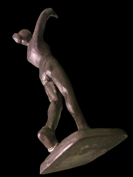 Olympian Pewter Figurine Signed Ricker Mid Century US Limited Edition - Designer Unique Finds 