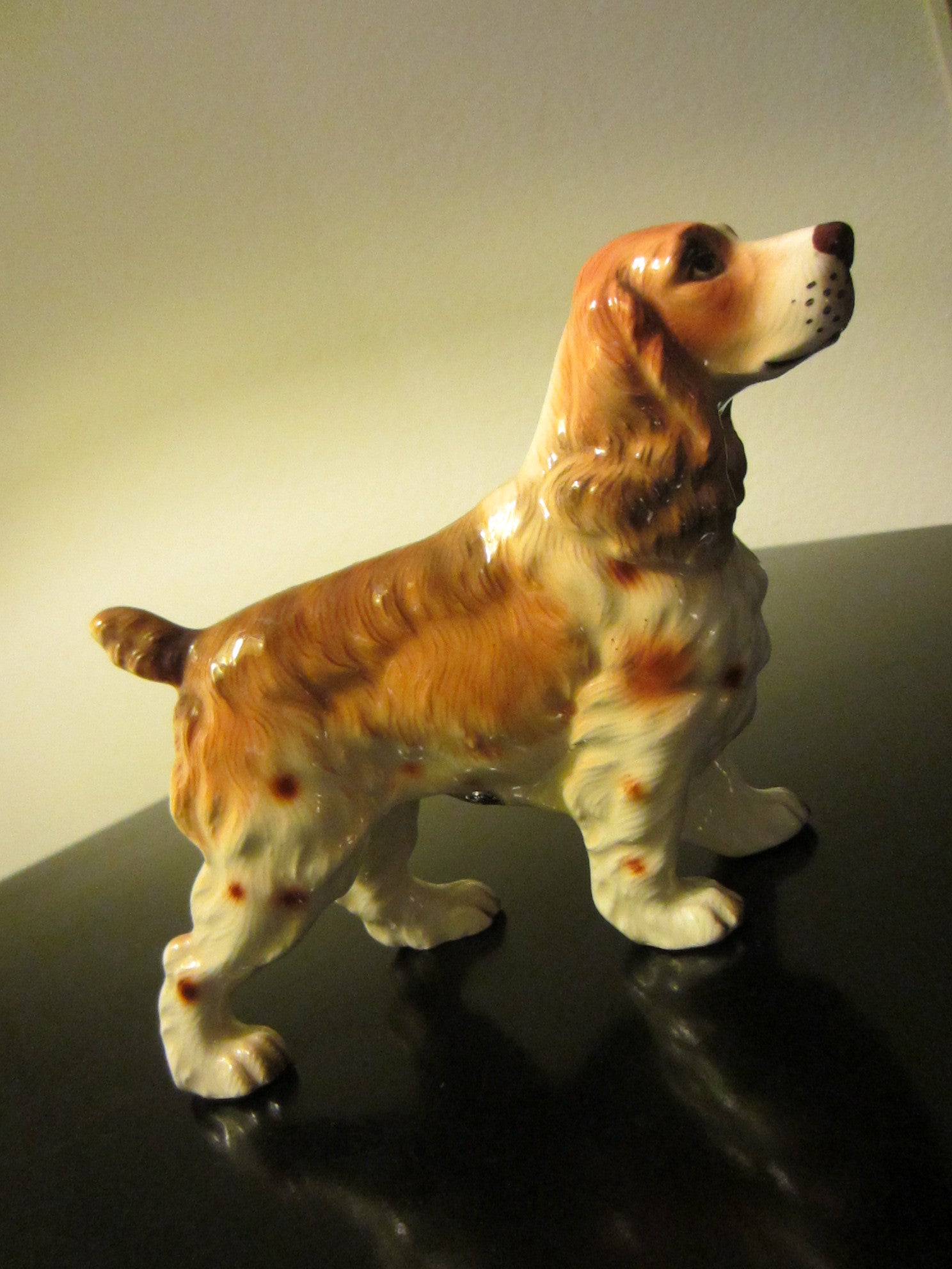 Norcrest Hound Hand Decorated Japan Ceramic Figurine - Designer Unique Finds 