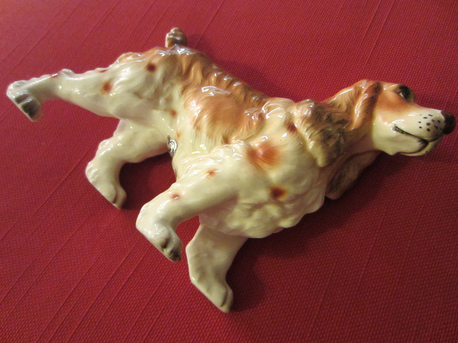 Norcrest Hound Hand Decorated Japan Ceramic Figurine - Designer Unique Finds 