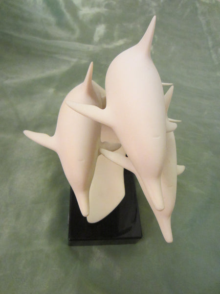 John Perry Three Dolphins Mid Century Modern Sculpture - Designer Unique Finds 
 - 2