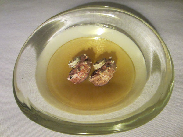 Murano Glass Bowl Gold Inclusion Seguso Design - Designer Unique Finds 