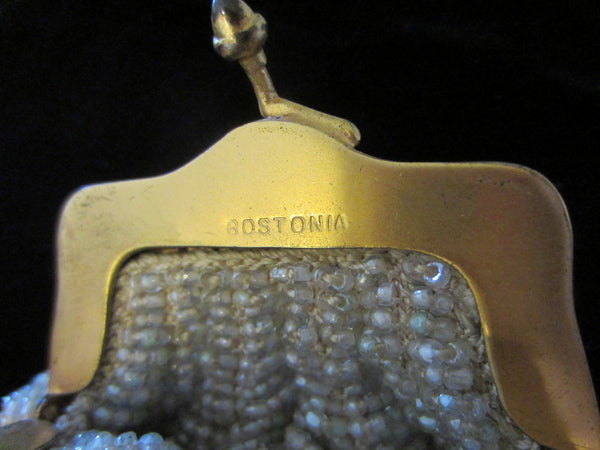 Bostonia Coin Silhuette Purse Pendant Gold Plated Marked Ger Silver - Designer Unique Finds 
 - 6