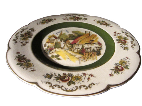 Ironstone Charger Alpine Service Plate by Wood And Sons England - Designer Unique Finds 