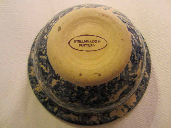 Stillmeadow Pottery Blue Earthen Ware Ring Holder Bowl - Designer Unique Finds 