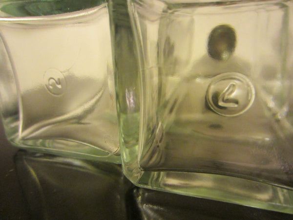 Liquor Glass Flasks Mid Century Leather Carry On Case - Designer Unique Finds 