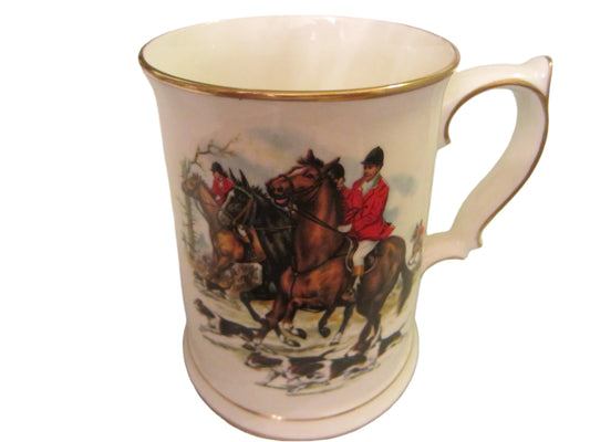 Royal Grafton Fine Bone China English Hunting Tankard Mug - Designer Unique Finds 