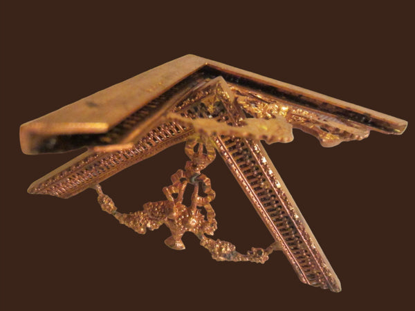 Art Nouveau Serpentine French Gilt Bronze Corner Frames - Designer Unique Finds 
 - 2