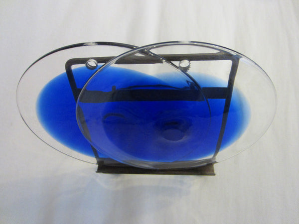 Vistosi Italian Hand Blown Glass Chandelier Design Disks - Designer Unique Finds 