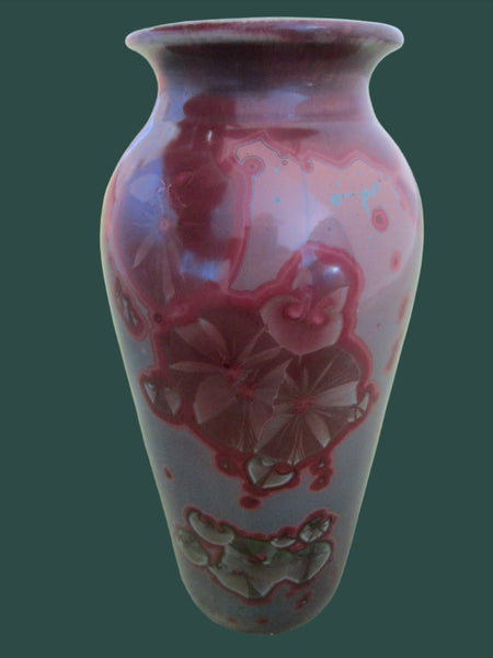 Jon Price Crystalline Ceramic Vase Signed by Laguna Beach Artist - Designer Unique Finds 
