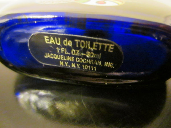 Niki de Saint Phalle Cobalt Glass Painted Perfume Bottles In Pair - Designer Unique Finds 