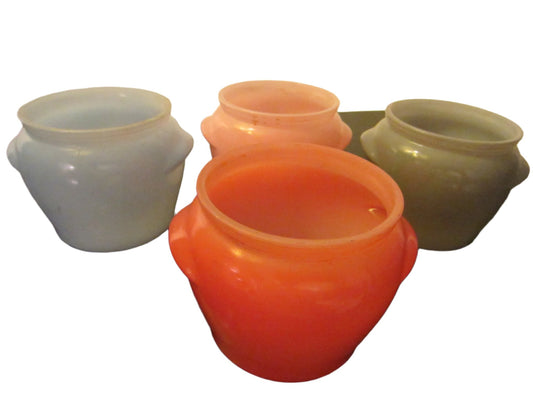 Set of 4 Glassbake Ovenware W Handles - Designer Unique Finds  - 1