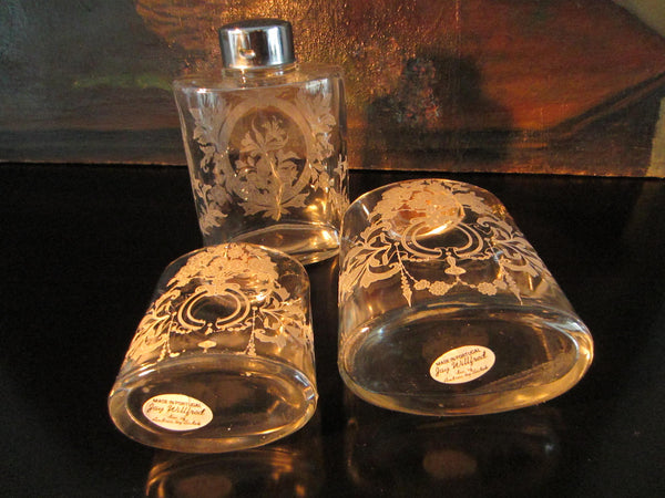 Portugal Jay Willfred Andrea by Sadek Apothecary Glass Flask Suite - Designer Unique Finds 
 - 4