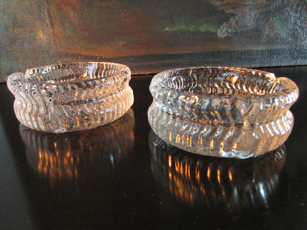 Rosenthal Studio Linie Signed Crystal Ashtrays