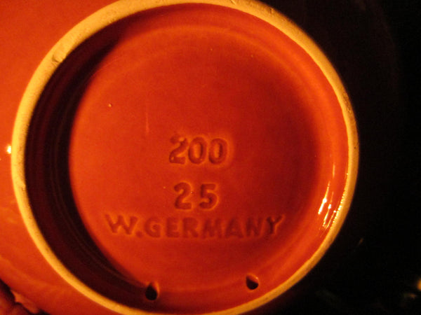 West Germany Geometric Ceramic Bowl - Designer Unique Finds 
 - 4