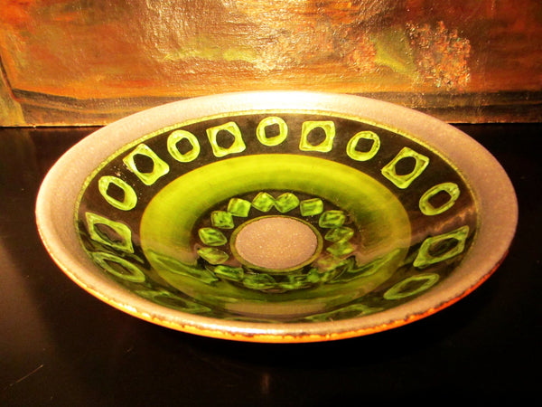 West Germany Geometric Ceramic Bowl - Designer Unique Finds 
 - 3