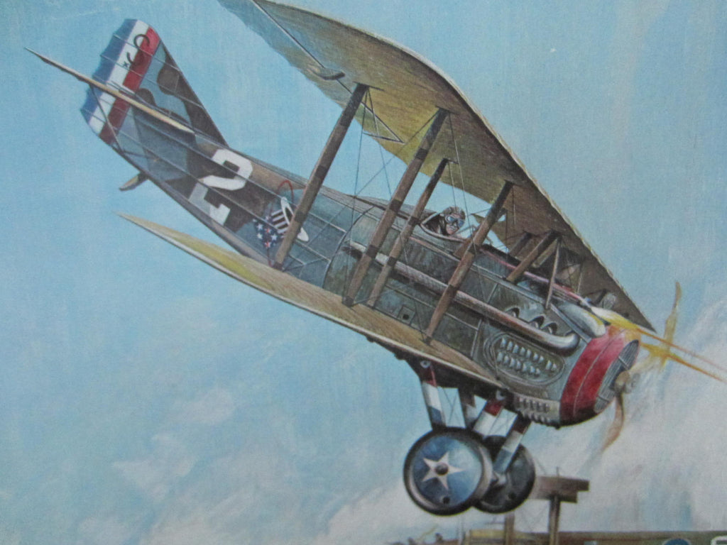 Huntington Alloy Collection Aviator Print Albatros D Va Spad XIII - Designer Unique Finds 